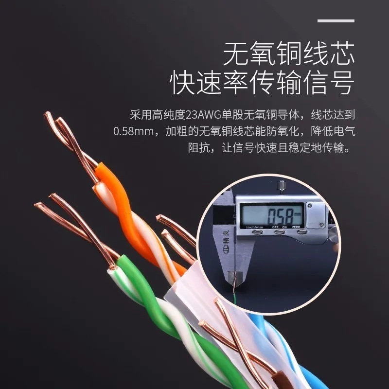 Сетевой кабель UTP CAT6 синего цвета 305 футов М линия RJ45 медный провод OFC витая пара