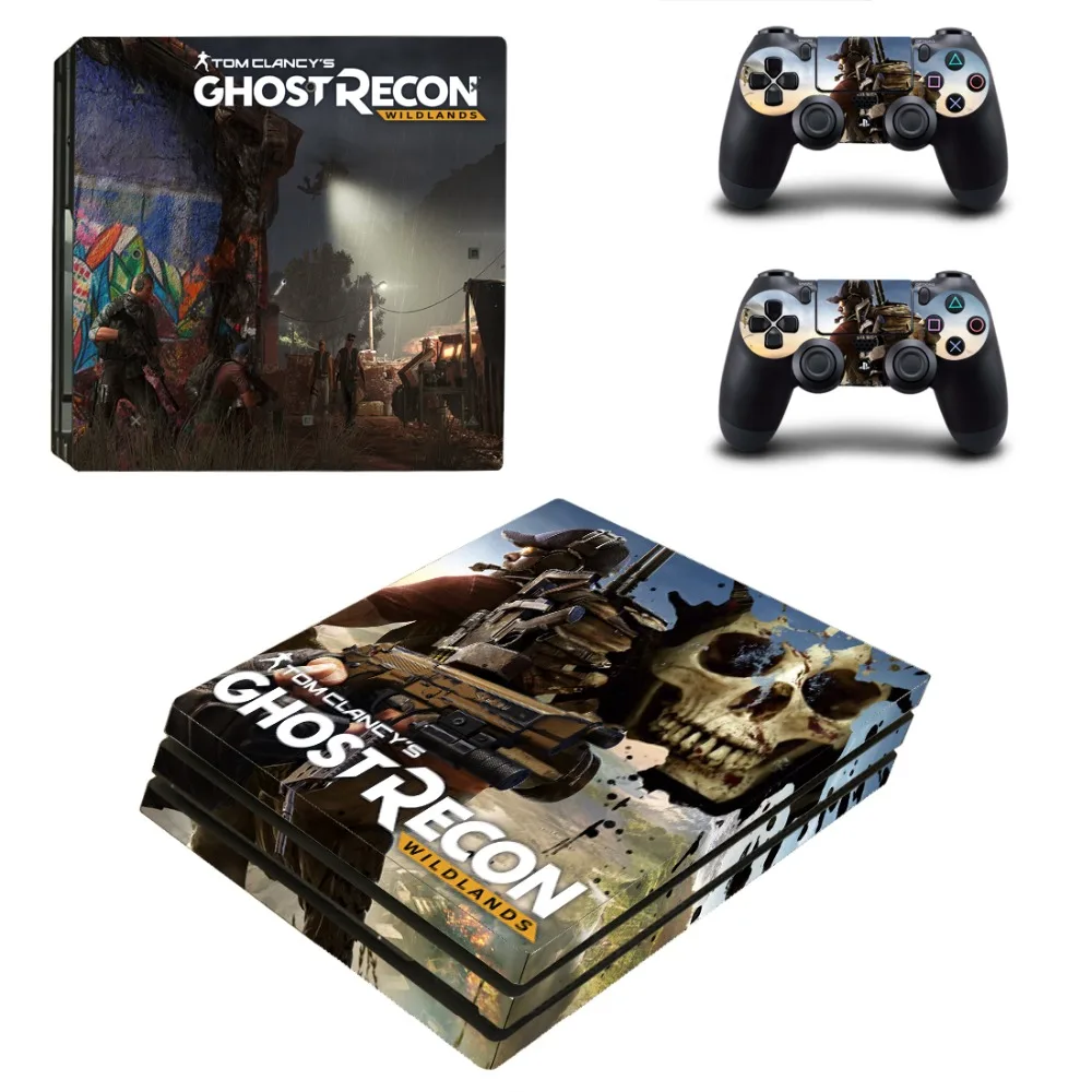 Tom Clancy's Ghost Recon Wildland PS4 про кожу Стикеры Наклейка виниловая для Playstation 4 консоли и 2 контроллеры PS4 про кожу