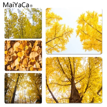 

MaiYaCa Funny Ginkgo Tree mouse pad gamer play mats Size for 180x220x2mm and 250x290x2mm Small Mousepad