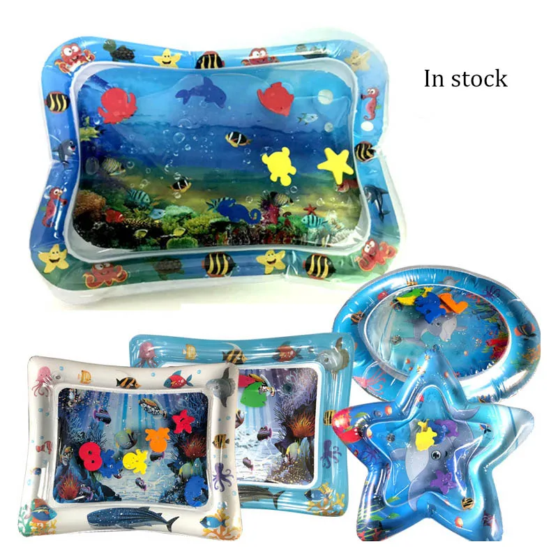

New Inflatable Baby Water Mat Infant Tummy Time Play Mat Toddler Fun Activity Play Center for Sensory Stimulation Motor Skills