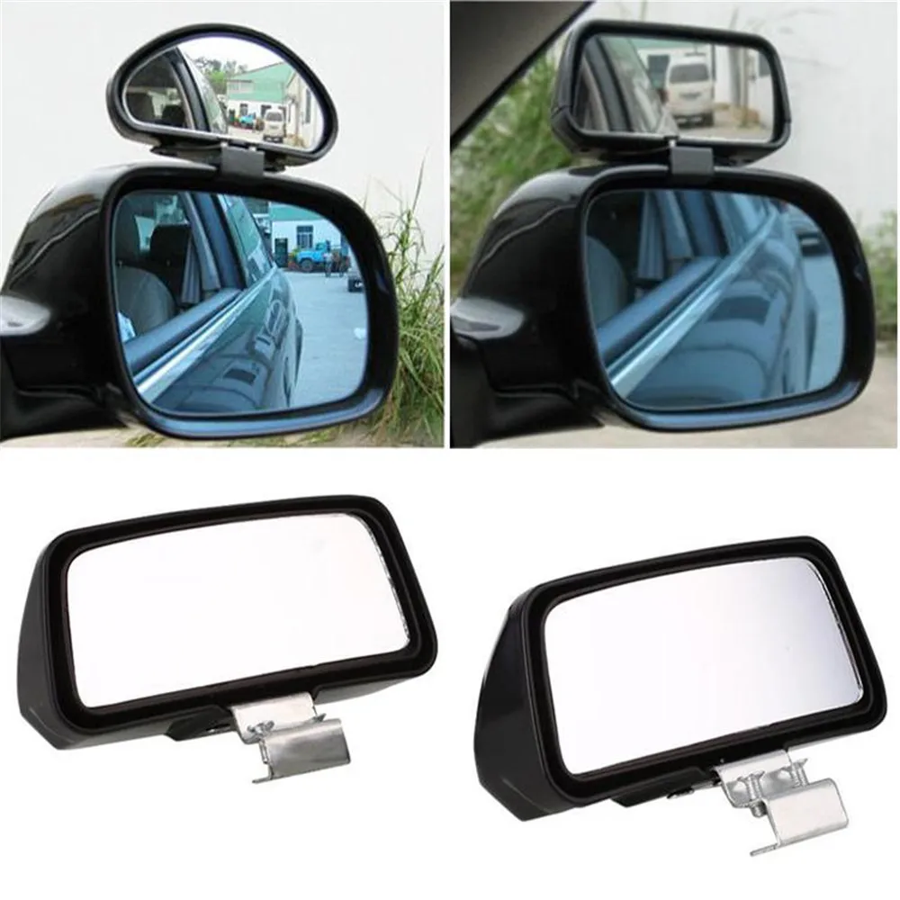 2 шт., зеркало для слепых зон, универсальное авто, для грузовиков, зеркало для слепых пятен, широкоугольное, заднего вида, регулируемые зеркала, высокое качество
