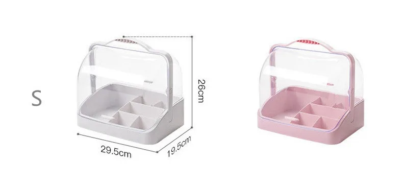 NEW Two-way Opening-Closing Cosmetics Organizer Drawer Acrylic Cutlery Jewelry Organizer Storage Box Makeup Organizer Acrylic