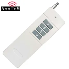 Anntem 3000m abcd 4 botão de controle remoto transmissor longo alcance distância remoto botão grande 315/433mhz