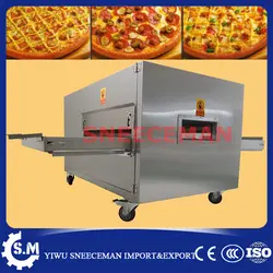 LPG газовая духовка для пиццы Коммерческая печь для пиццы Конвейерный станок