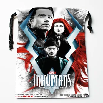 

New Custom Marvels Inhumans Drawstring Bags Custom Storage Bags Storage Printed gift bags 18*22cm Compression Type Bags