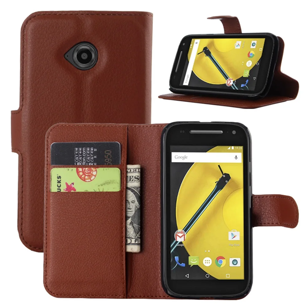Для Motorola Moto E2 2nd Gen Cyboris чехол для E 2015 XT1527 XT1511 XT1505 XT1524 откидной кожаный с отделением