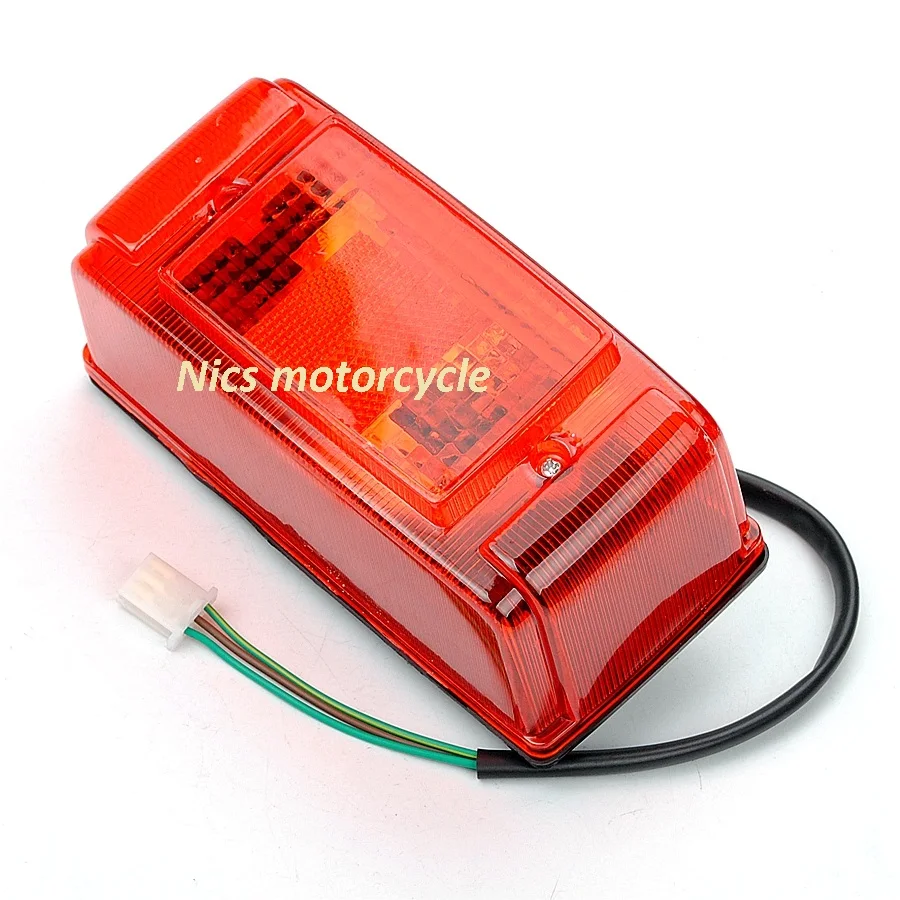

12V Rear Tail Brake Light 150cc 250cc Farm Bull Quad Dirt Bike ATV 4 Wheelers