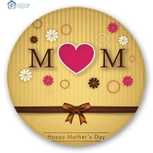 Новинка года комфорт еда сердце Счастливый День матери узор Круглый области ковры коралловый флис 60 см Dropshiping 19APR17