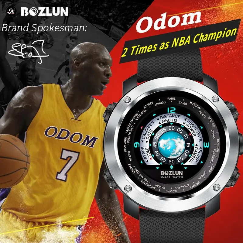 

Bozlun Smart Digital Watch HeartRate Calorie Remote Camera Waterproof Wristwatch Fashion Watch Relogio Masculino Erkek Kol Saati