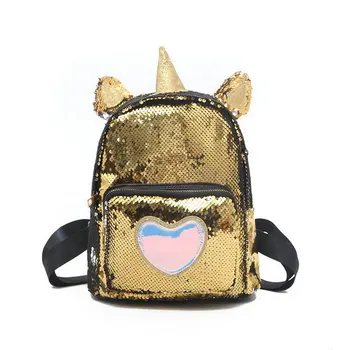 

Kawaii Cute Unicorn Women PU Leather Backpacks Sequin Ladies School Bags For Teenager Girls Rucksack Bagpack Female Mochila