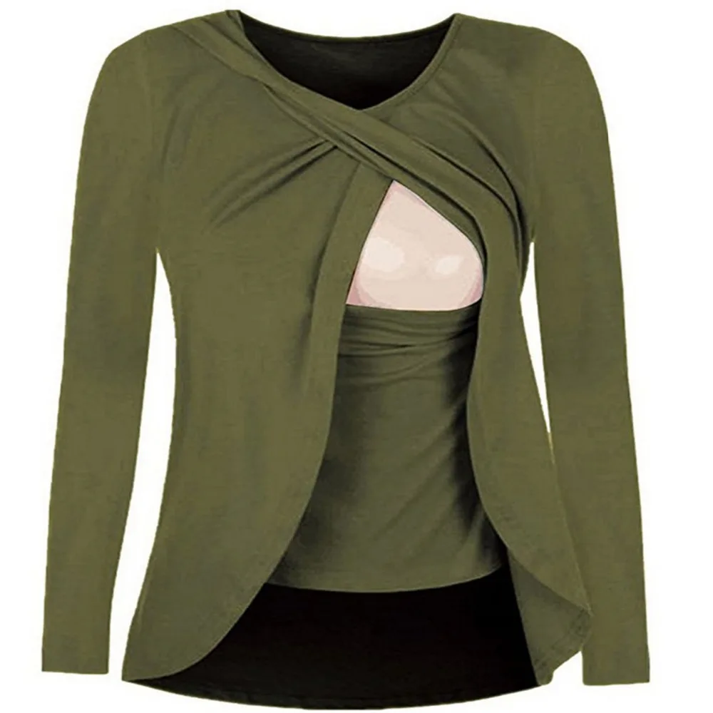 

Tees pregnancy Maternity Cotton Clothes Pure Maternity Tops T-shirt Breastfeeding shirt Nursing Tops for pregnant women