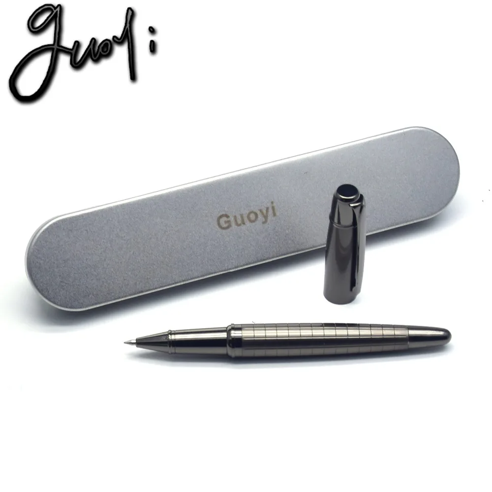 Guoyi A109 Black metal pen Gel pen 0.5mm nib Learn office school ...