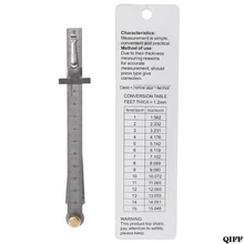 2в1 Метрическая коническая сварочная щупа Калибр линейка для замера глубины щель отверстие из нержавеющей стали