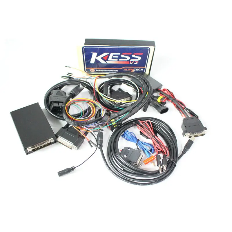 A++ качество KESS V2 V2.32 мастер OBD2 менеджер тюнинговые наборы HW V4.036 без жетонов ограниченная Многофункциональность для мульти-автомобиля KESS V2