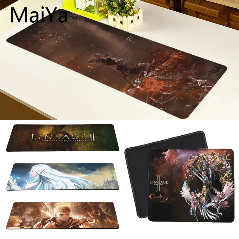 Высококачественный игровой подставка для мыши Maiya Lineage 2 DIY дизайнерский