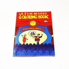 Большой размер волшебная раскраска мультфильм книга фокусы 28*21 мм лучший для детей Волшебная сцена трюк Иллюзия ментализм смешной