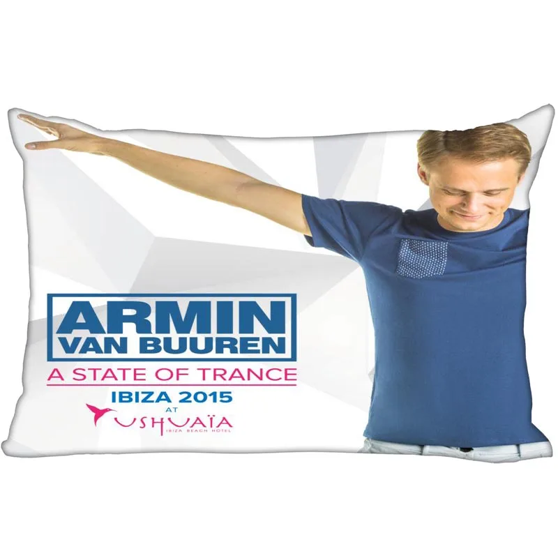 Классный индивидуальный чехол для подушки Armin van Buuren, Стильный чехол для подушки 35X45 см, односторонний прямоугольный чехол для подушки для спальни