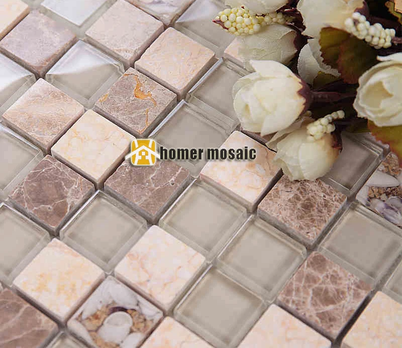 Online buy wholesale mosaic marble backsplash from china mosaic ...