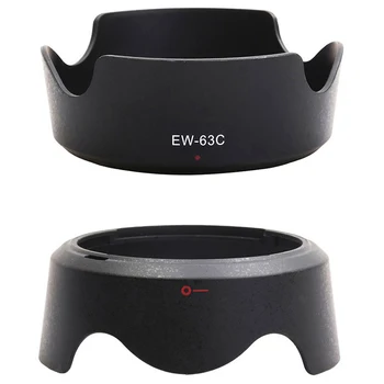 

DSLR Camera Lens Hood 58mm EW-63C Bayonet for Canon 200D 1300D 700D Rebel T5i 100D with EF-S 18-55mm STM Bag Case