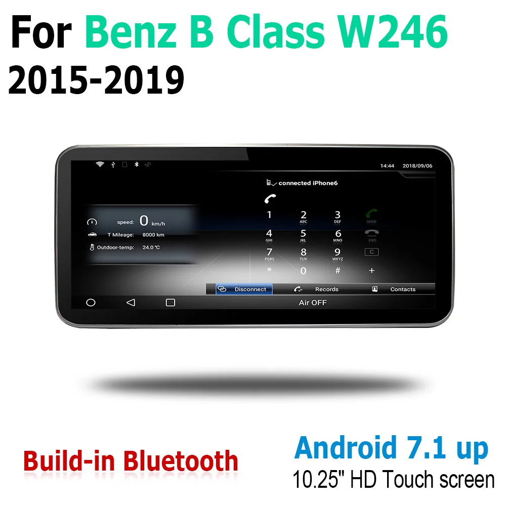 Cheap 10.25" Android Touch Screen Multimedia Player Stereo Display navigation GPS For Mercedes Benz B Class W246 2015~2019 NTG 0 Cheap 10.25" Android Touch Screen Multimedia Player Stereo Display navigation GPS For Mercedes Benz B Class W246 2015~2019 NTG 0