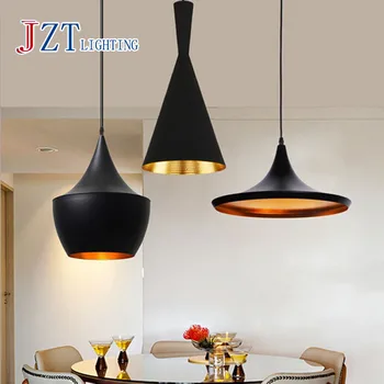 

Z 1PCS NEW Design The Nordic Chandelier LED Musical Instrument A B C Style ceiling fan Vintage Restaurant Bar single head Lamp