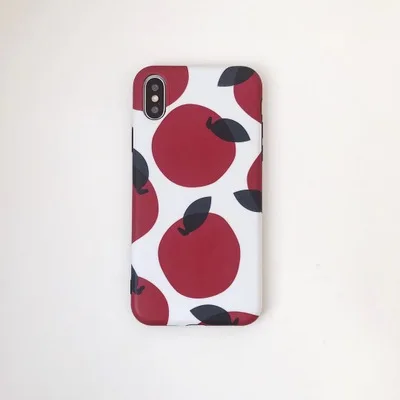 Korea ins style retro fruit phone shell female models 7/8p silicone for iPhonex/6splus | Мобильные телефоны и аксессуары