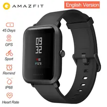 Смарт часы Xiaomi Amazfit Bip Huami GPS Умные часы [ Русский язык ] со склада России, Официальная гарантия 1 год