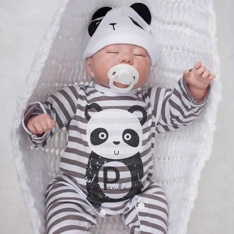 

KEIUMI 20 Inch Sleeping Baby Boy Realistic Silicone Newborn Reborn Babies Dolls For Kids Birthday Gifts 50 cm Doll Reborn Toys