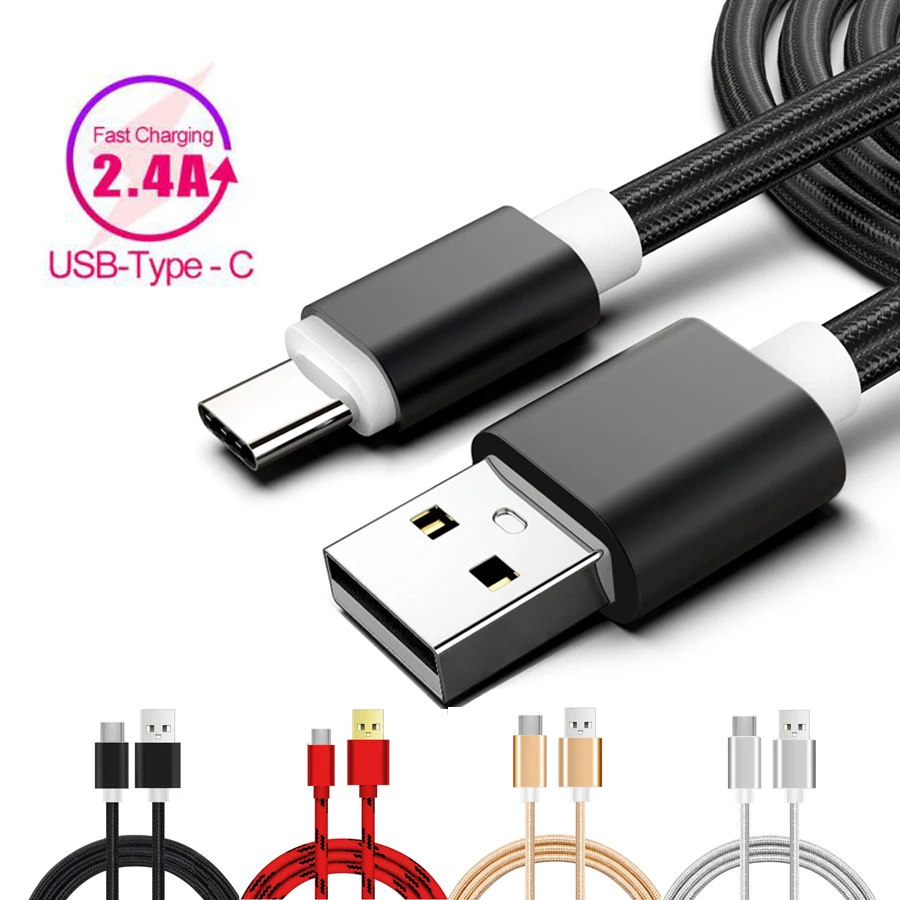 Кабель usb type C для Samsung S8 S9 xiaomi USB C кабель для мобильного телефона Быстрая зарядка USB-C кабель для устройств usb type-C