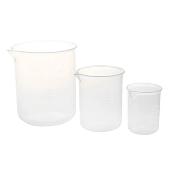 

50 / 150 500ml Transparent plastic beakers graduate
