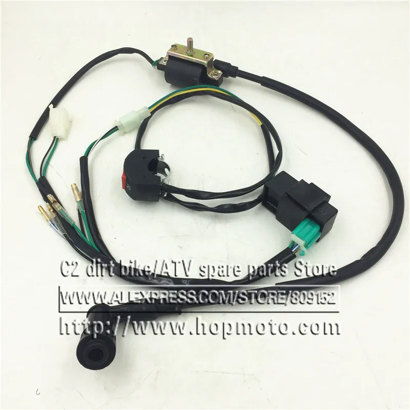 

NEW WIRING LOOM HARNESS 5 PIN CDI PIT BIKE 90CC 110CC 125CC electrics