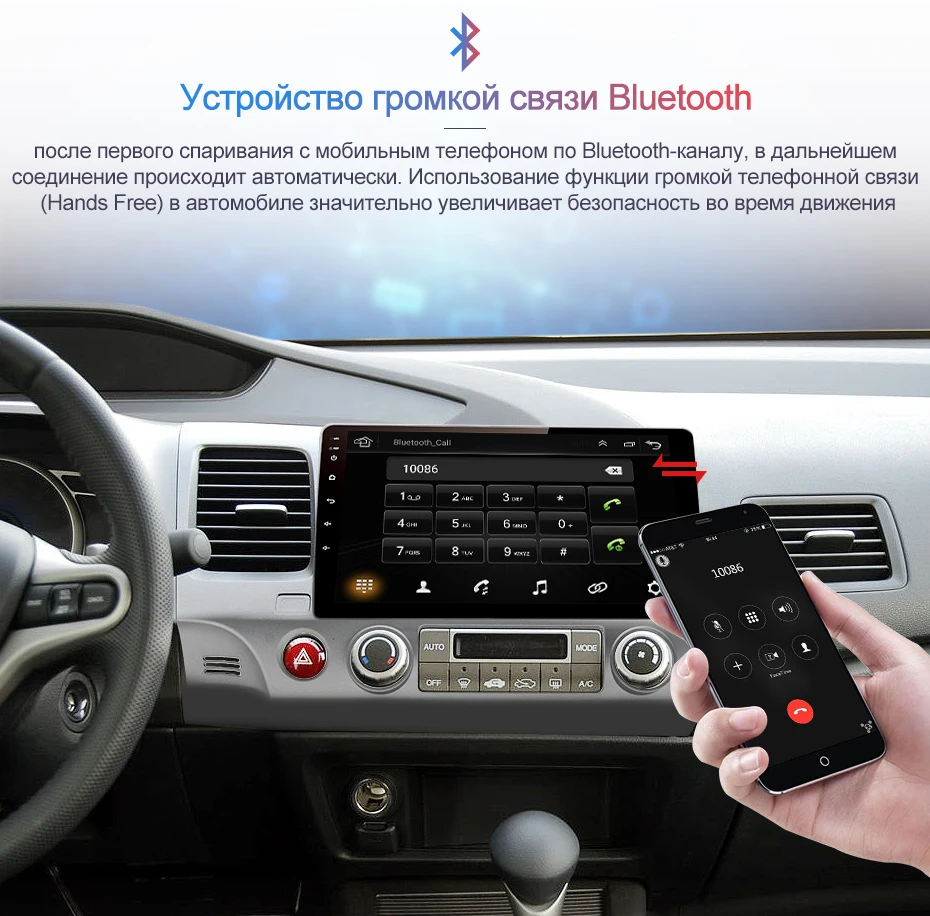 Junsun V1 2G+ 32G Android 9,0 DSP автомобильный Радио мультимедийный видео плеер для Honda Civic 2006-2011 Навигация gps No 2din 2 din dvd
