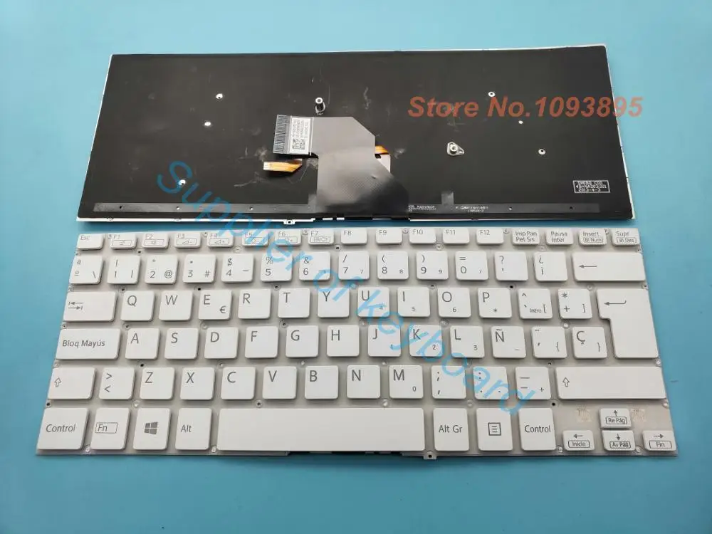 Новая испанская/латинская клавиатура для SONY VAIO SVF144B1EU SVF14325CLW SVF14413CLW SVF142C29U белая с