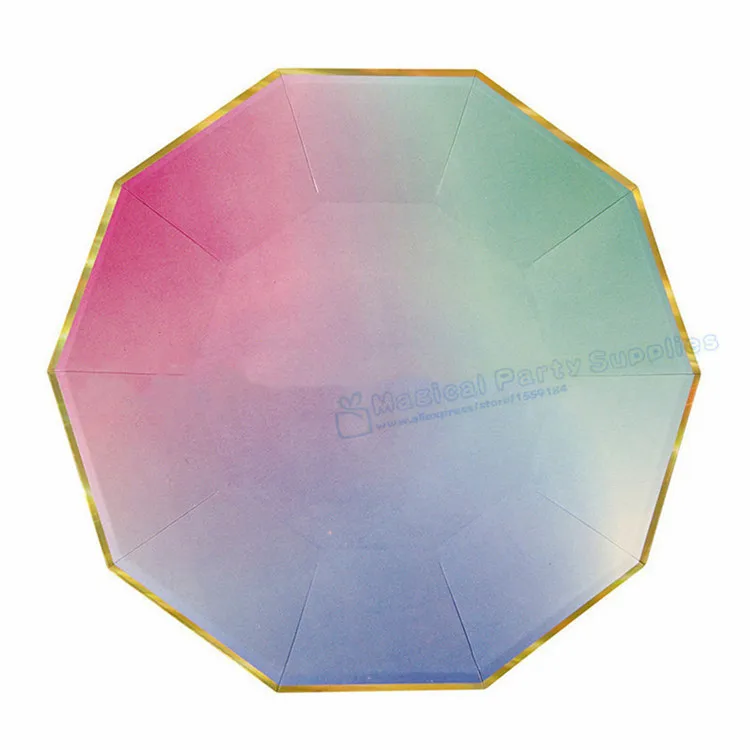 Creative-Illusive-Colored-High-end-Disposable-Tableware-Set-Paper-Plates-Cups-Party-Wedding-Carnival-Tableware-Supplies (3)