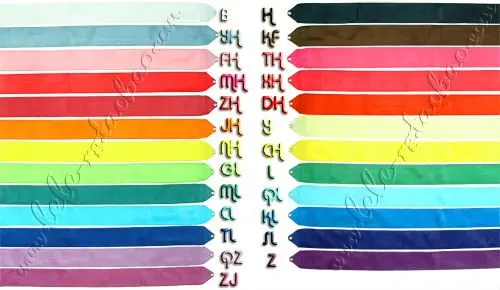 

One color Rhythmic Gymnastics Ribbon (Rayon)