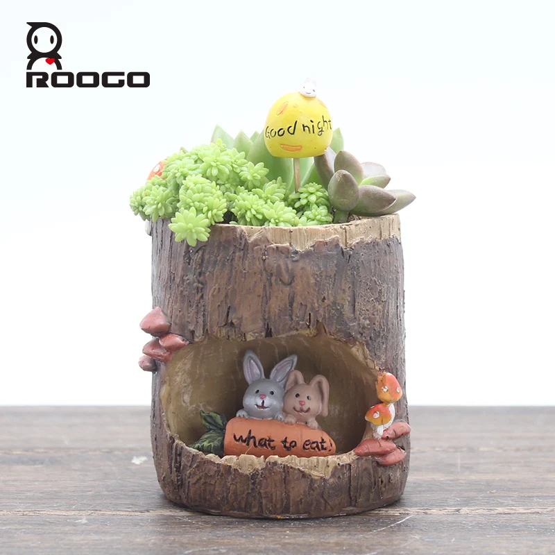 Цветочный горшок Roogo маленькая фотография винтажный цветочный домашний декор