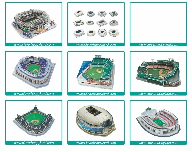 3D головоломка футбольный стадион Palmeiras SP сувенир головоломка модель игры игрушки Хэллоуин Рождество