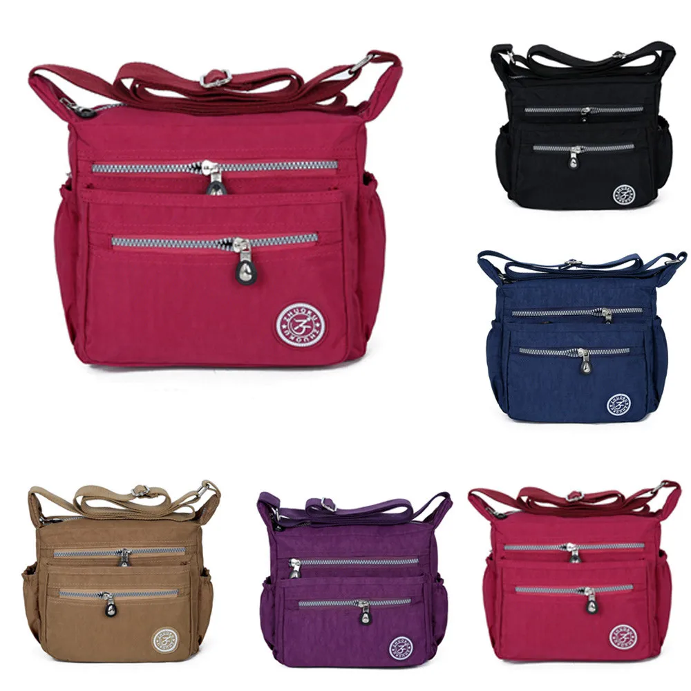

xiniu High Quality Women Multi Pocket Messenger Cross Body Handbag Ladies Hobo Bags Shoulder Bag pochette sac femme