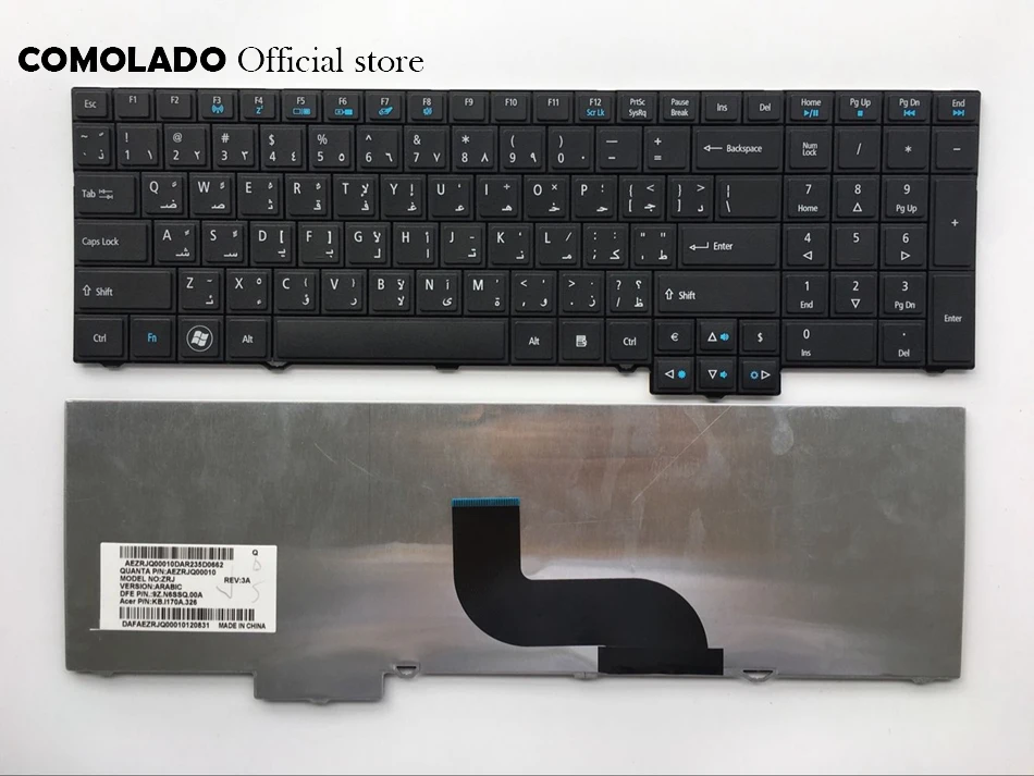 AR Arabic keyboard FOR ACER TM 5760 8573 TM6495T 7750 5760 6595 6495 TravelMate 5760 5760G 5760Z 5760ZG AR Layout