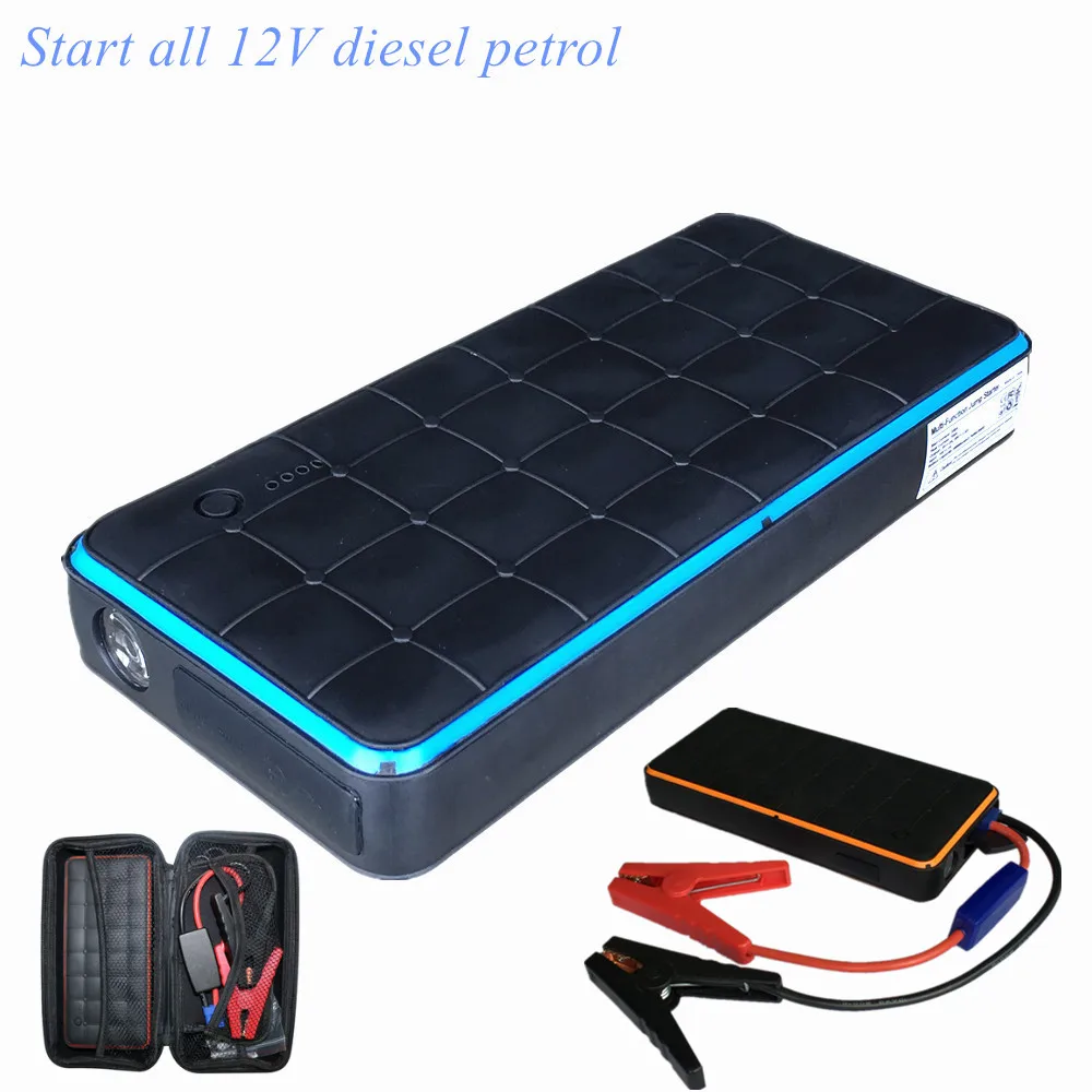

New Car Jump Starter 1000A Power Bank 12V Charger for Car Battery Petrol Diesel Waterproof Emergency Booster Starting Device