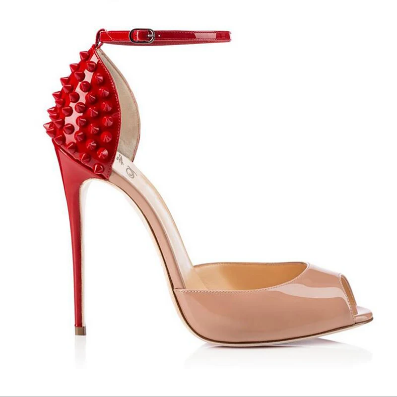 Chaussure/женские модные сандалии-гладиаторы Роскошные Дизайнерские красные туфли