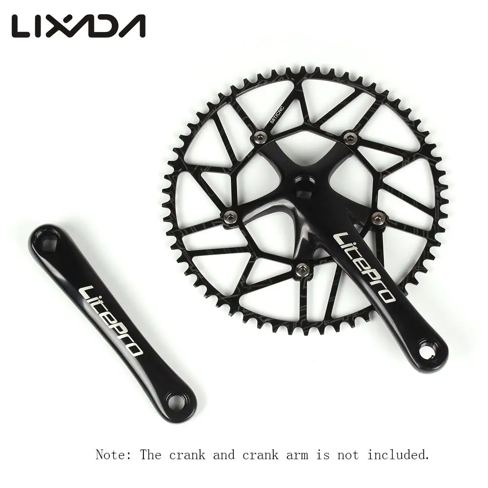 Bike Crankwheel Crankset Bicycle Hollow Chainring Single Crank Wheel