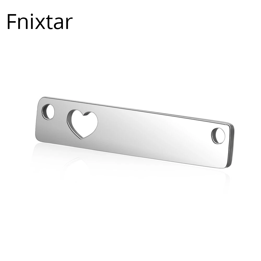 Металлические подвески Fnixtar из нержавеющей стали 4 8*24 8 мм полированные ювелирные