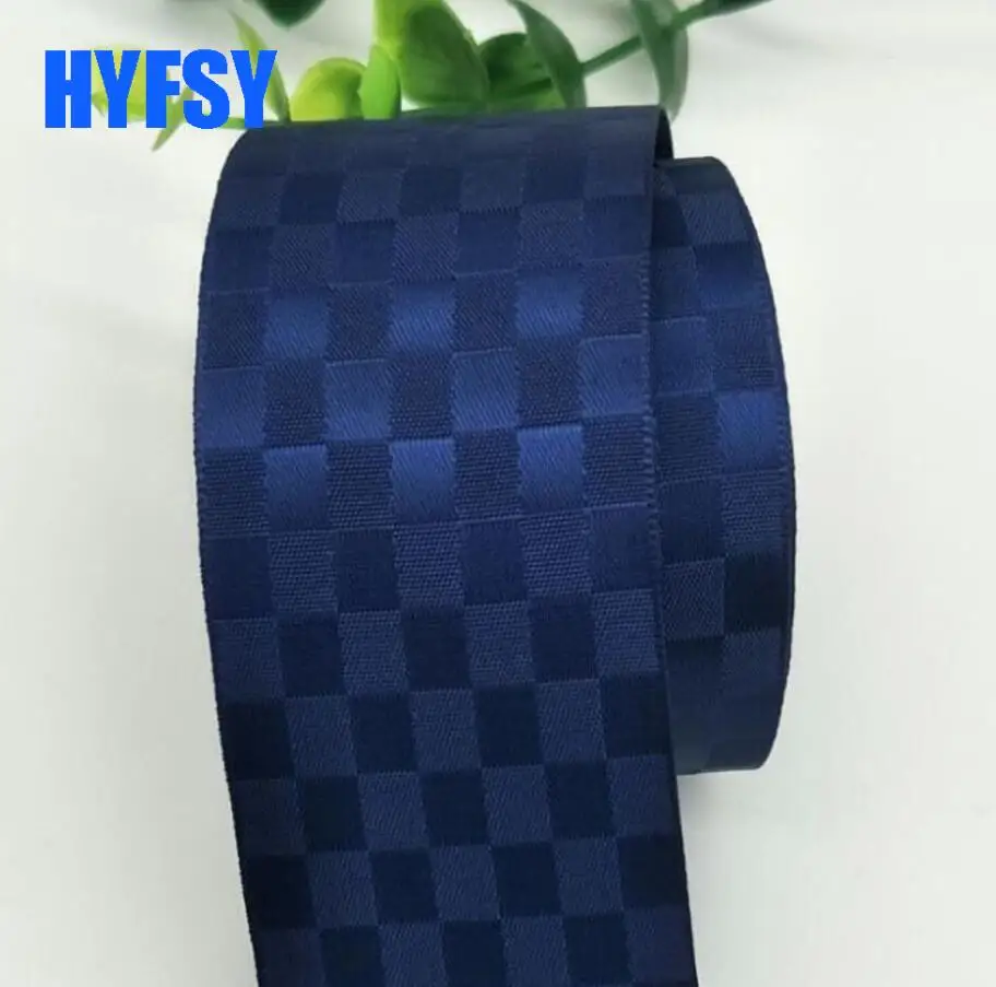 Hyfsy 10015 25 38 мм новая квадратная лента 10 ярдов Сделай сам бант для волос материалы для одежды подарочная упаковка атласная клетчатая вручную изготовленная лента - Цвет: 07