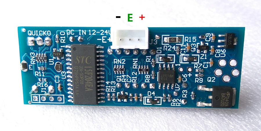 Goedkoop QUICKO 2019 nieuwe Digitale Soldeerbout Station Temperatuur Controller LED DIY Kits T12 Handvat Elektrische Eenheid trillingen schakelaar