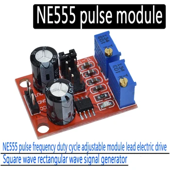 

1PCS NE555 pulse frequency, duty cycle adjustable module,square/rectangular wave signal generator,stepping motor driver