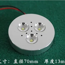 Под шкаф светильник s Шкаф лампа 12 В/DC 3 Вт Светодиодный светильник в шкаф алюминиевая круглая форма лампы для кухни счетчик Медуза светильник ing