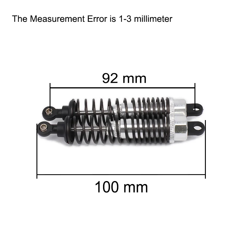 Регулируемый Тип 100 мм алюминиевый ударный абсорбер масла для Rc tamiya грузовик автомобиль 1/10 демпфер Багги Hpi Hsp Traxxas axial tamiya