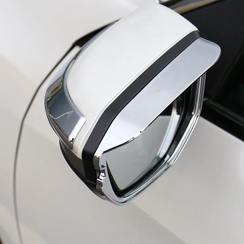 

Car Rearview Mirror Rain Shade Rainproof Blades Eyebrow Shield Cover Protector Accessories 2PCS For Honda Civic 10th 2016 2017
