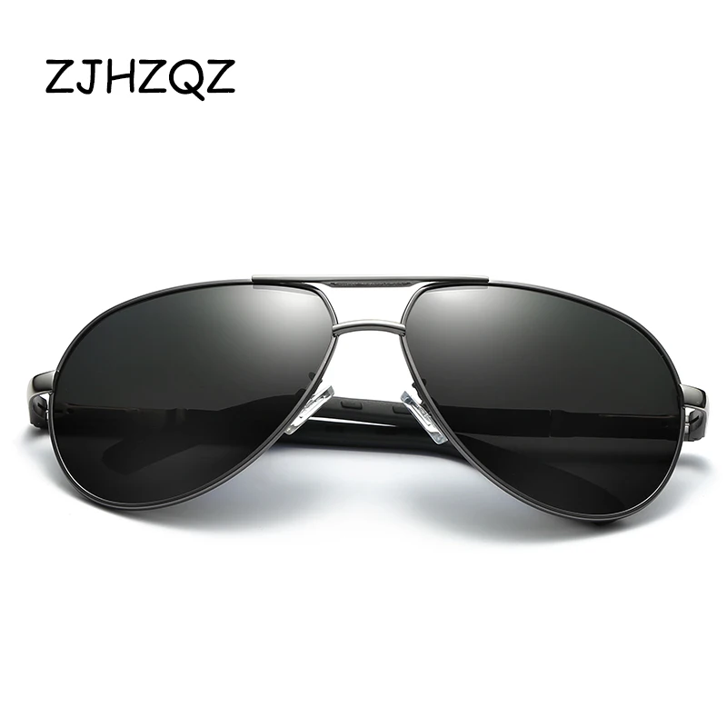 2019 новые дизайнерские алюминиевые магния Для Мужчин's-поляризованные очки Покрытие Зеркало Солнцезащитные очки для глаз мужские очки